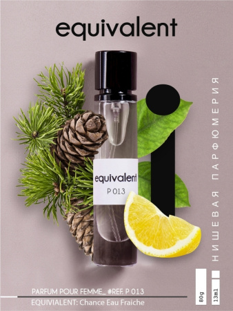 Духи для женщин EQUIVALENT P013 (по мотивам Chance Eau Fraiche)
