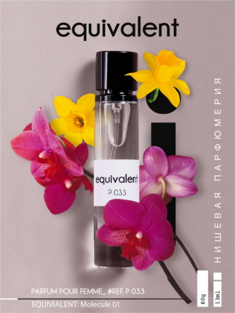 Духи для женщин EQUIVALENT P033 (по мотивам Molecule 01) Духи для женщин EQUIVALENT P033 (по мотивам Molecule 01)
